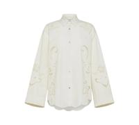 Forte Forte - Camicia in cotone con ricamo "Mémoires d'enfance" - - Blouses & Shirts - Donna - Bianco - M