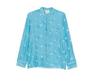 Forte Forte - Floral Print Chest Pocket Shirt - - Blouses & Shirts - Donna - Multicolore - M