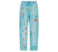 Forte Forte "the Mermaids Song" Print Habotai Silk Pants Acqua Taglia: 2 | Pantaloni dritti Outlet | Donna |