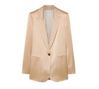 Forte Forte - Veste élégante en envers satin - - Jackets - Donna - Beige - M