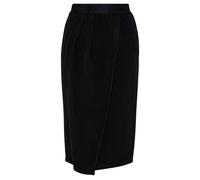 Forte Forte Viscose/linen Microstructure Tulip Skirt Nero Taglia: 2 | Minigonne Outlet | Donna | Bianco