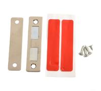 Forte forza magnetica d'acciaio della tenuta del fermo 65x16mm della porta | Corpo in acciaio, resistente, di lunga durata, finitura argento, adatto per armadi standard
