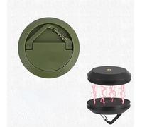Forte gancio magnetico - gancio resistente per campeggio, escursionismo, cucina e tenda da appendere (verde militare)