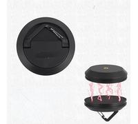 Forte gancio magnetico - Gancio resistente per campeggio, escursionismo, cucina e tenda (nero)