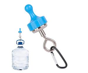 Forte gancio magnetico, robusto gancio forte con moschettone - Attrezzature da campeggio | Per nave da crociera viaggi cucina bagno esterno barbecue porte frigorifero soffitto armadio