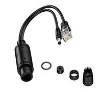 Forte Gigabit Splitter 48V a 12V Convertitore Elettrico Ad Alta Potenza Convertitore per Sistemi di Sicurezza Telecamera di Sicurezza Modulo Poeta