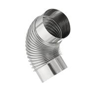 Forte gomito del tubo di sfiato dell'acciaio inossidabile curva da 90 gradi per le parti efficaci dell'installazione della struttura di ventilazione di configurazione di rimozione