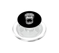 Forte Gorilla King Alpha Boss tascabile cuore sinistro PopSockets PopGrip per MagSafe