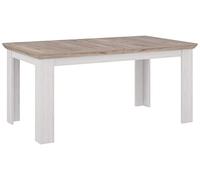 Forte ILOPPA Tavolo da pranzo 160, tavolo da pranzo allungabile, sala da pranzo, soggiorno, stile country, materiale in legno, rovere Nelson, decorazione in legno, 160 cm di larghezza x 75 cm di