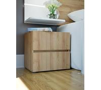 Forte Möbel Comodino, in legno, rovere Riviera, L x A x P: 50,2 x 48,8 x 41,1 cm
