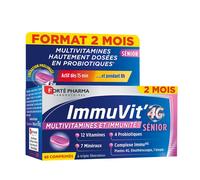 Forte Pharma Immuvit 4 g Senior Vitamine Minerali Masticabili 60 compresse - Integratore
