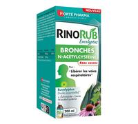Forte Pharma RinoRub Eucalipto Soluzione orale Bronchi N-Acetil-citseina 200ml - Erboristeria