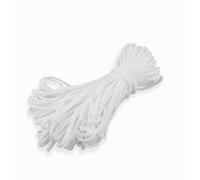 Forte Piatto Corda Elastica 3mm 4mm 5mm Nero Bianco Cucito Craft Fascia Vita