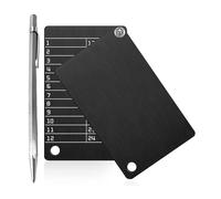 Forte portafoglio di backup coerente BIP39 e 24 parole pietra frasi metallo pietra frase archiviazione