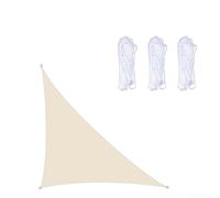 Forte rete ombreggiante per esterni, soluzione in tessuto Oxford per una copertura affidabile e confortevole (beige bianco)