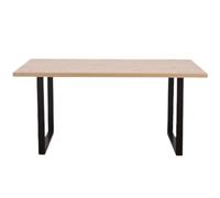 Forte Sistema tavolo: Piano in legno rovere Artisan, 160 x 3,8 x 90 cm