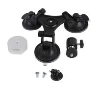 Forte staffa di montaggio a ventosa compatibile con Starlink per Mini supporto girevole a 180 gradi per camper barca tetto auto liscio per superficie nera