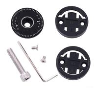 Forte staffa di montaggio in lega di alluminio per computer Garmin Edge Bike e per Bryton R530 R330 R310 dispositivi GPS su bici da strada e MTB (nero)