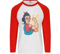 Forte Successful Donna Uomo L/S Baseball T-Shirt