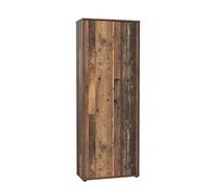 Forte TEMPRA 2 Armadio a 2 ante, in legno derivato, stile Vintage Old Wood, 73,7 x 197,5 x 34,8 cm