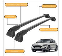 Forte Tetto Cremagliera Croce Barre Alto Durevole per Ford Focus Attivo 2019 -