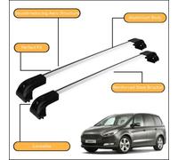 Forte Tetto Cremagliera Croce Barre per Ford Galaxy 2016 - Up Alto Durata