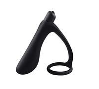 Forte Vibrazione, Spina Anale, Pene, Anello Sottile, Prostata Stimolata, Eiaculazione Ritardata, Migliora L'amore Emotivo, Prodotti Per Adulti, Silicone Medico, Confezione Privata,Black