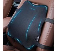 FORTEM Cuscino lombare per auto, supporto posteriore per sedile auto, cuscino in memory foam, traspirante e lavabile