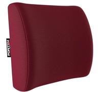 FORTEM Cuscino Lombare Sedia Ufficio, Supporto Lombare Auto, Cuscino Schiena, Schienale Sedia Ufficio Ergonomico in Memory Foam, Fodera Traspirante e Lavabile, Cinghia Regolabile, per Gaming e Lavoro