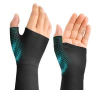 FORTEMOTUS Ortesi CMC per Pollice con Infusione di Rame, 1 Paio Tutore per Rizoartrosi Destro e Sinistro, Benda Compressiva Fasce per Pollice per Artrosi e Tendinite, Guanti da Mano (Taglia S)