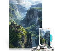 Fortezza della Solitudine Puzzle da 1000 pezzi per adolescenti Antistress Vacanza in patria Uccidere il tempo offerte come regali per tutta la famiglia 38x26cm