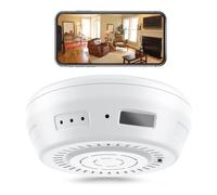 FORTHAUS. Hidden Camera Smoke Detector Wireless WiFi - Nanny Cams with Cell Phone App - 180 Days Battery Power, Night Vision, Motion Detection, Sideways Lens for Indoor Security, No Audio