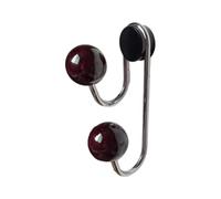 Forti ganci magnetici, ganci a parete magnetica Ganci per armadietti | Gancio a magnete extra forte decorativo per frigorifero ucina, bagno Nero