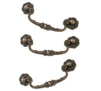 Forti tiranti per mobili in bronzo con distanza tra i fori di 86 mm e design ergonomico, installazione semplice per una facile manipolazione in ponte vecchio tiro