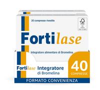 Fortilase 40 Compresse Integratore Alimentare di Bromelina Anticellulite e