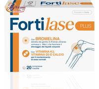 Fortilase Plus, 20 Compresse, Integratore Alimentare Di Bromelina
