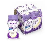 FORTIMEL COMPACT PROTEIN, Ipercalorico e Iperproteico, Banana, 4x125ml | Alimento a Fini Medici Speciali in caso di Malnutrizione, Altamente Palatabile e Compatto, da usare sotto controllo medico