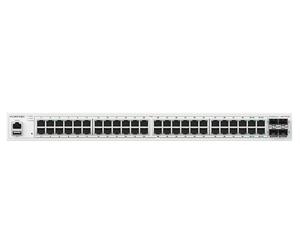 Fortinet FortiSwitch-148F-FPOE is a performance/price competitive L2+ management switch with 48x GE port + 4x SFP+ port + 1x RJ45 console. Port 1- 48 are POE ports with automatic Max 740W POE output l