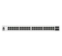 Fortinet FortiSwitch-148F is a performance/price competitive L2+ management switch with 48x GE port + 4x SFP+ port + 1x RJ45 console