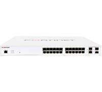 Fortinet FS-124E-POE switch di rete Gestito L2 Gigabit Ethernet (10/100/1000) Supporto Power over Ethernet (PoE) 1U Bianco