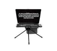 Fortinge MIA-X - Teleprompter portatile per smartphone fino a 5,8 pollici, compatibile con computer portatili e PC, telecomando Bluetooth e software ForPrompt