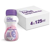 nutricia Fortini compact multi fibre fragola 4 pezzi 125 g