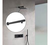 Fortis braccio doccetta, rotondo, 50745640MB, Universal nero opaco [Rubinetteria Bagno > Soffioni Doccia]