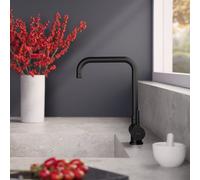 Fortis Brera window rubinetto da cucina, orientabile, per installazione sottofinestra, 7858200MB, Brera nero opaco [Rubinetteria da Cucina > Rubinetti da Cucina per Installazione Sottofinestra]