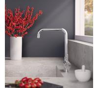 Fortis Brera window rubinetto da cucina, orientabile, per installazione sottofinestra, 7858200PC, Brera cromo [Rubinetteria da Cucina > Rubinetti da Cucina per Installazione Sottofinestra]