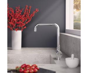 Fortis Brera window rubinetto da cucina, orientabile, per installazione sottofinestra, 7858200PC, Brera cromo [Rubinetteria da Cucina > Rubinetti da Cucina per Installazione Sottofinestra]