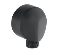 Fortis presa d'acqua, metallo, rotonda, 5050300MB, Universal nero opaco [Rubinetteria Bagno > Gomito di collegamento a parete]