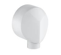 Fortis presa d'acqua, metallo, rotondo, 5050300MW, Universal bianco opaco [Rubinetteria Bagno > Gomito di collegamento a parete]