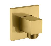 Fortis presa d'acqua, metallo, squadrato, 5050301BG, Universal oro spazzolato [Rubinetteria Bagno > Gomito di collegamento a parete]