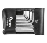 fortis Set di chiavi a brugola in custodia di plastica / 10 pezzi